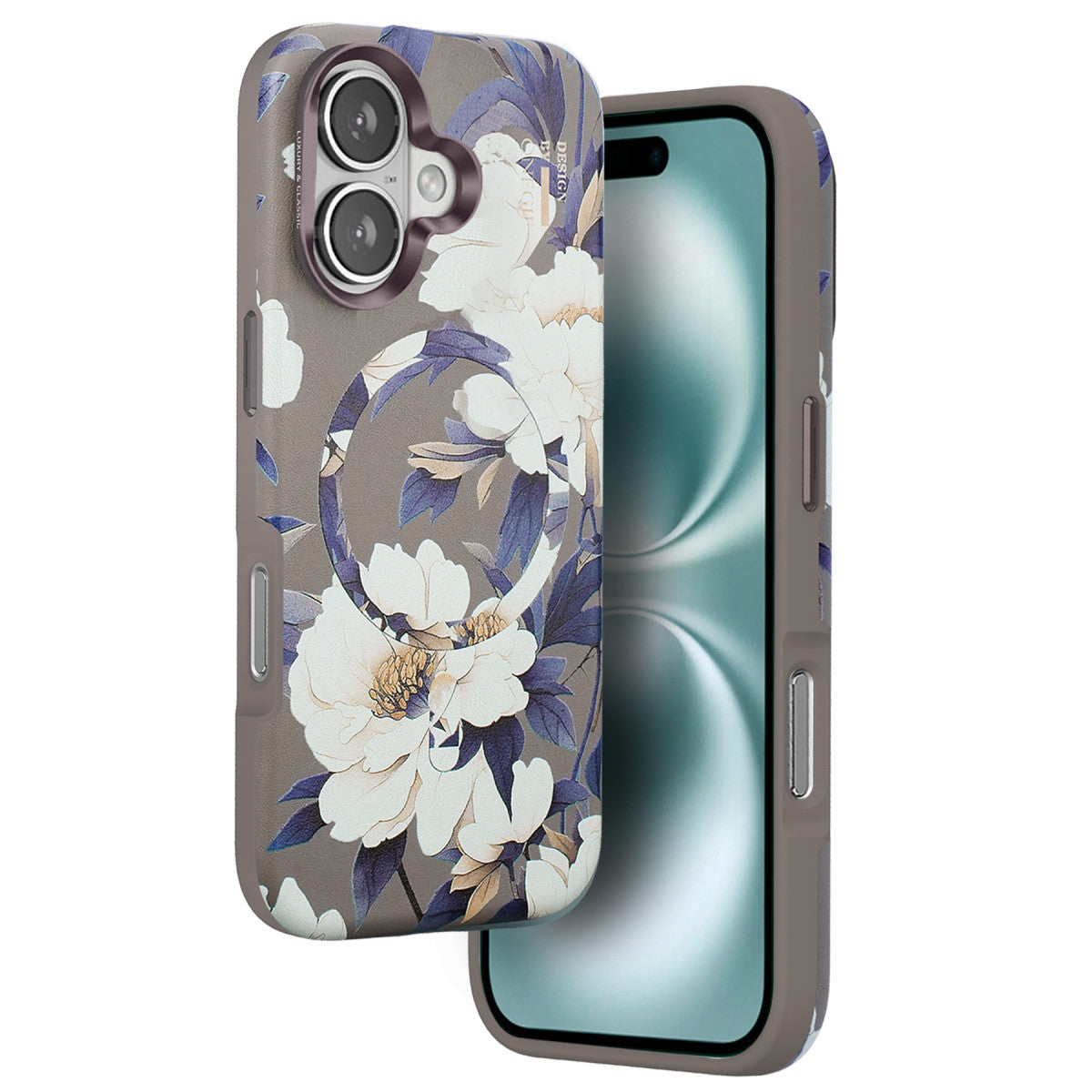 Onegif Apple iPhone 16 Flower Series Magsafe Kapak